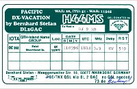 h44ms-1  Solomon Islands is a sovereign country consisting of six major islands and over 900 smaller islands Solomon Islands (Bernhard DL2GAC)